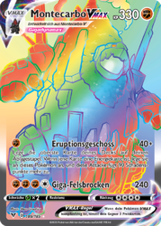 Montecarbo Vmax Farbenschock 099//185 Pokemon Karte Deutsch