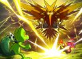 Poster-Artwork zu Pokémon Mystery Dungeon: Team Blau und Team Rot