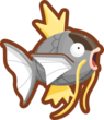 Pokémonsprite 129 Stirn (schwarz) Karpador Jump.png